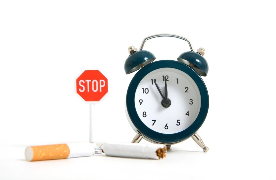 vrijeme za prestanak pušenja